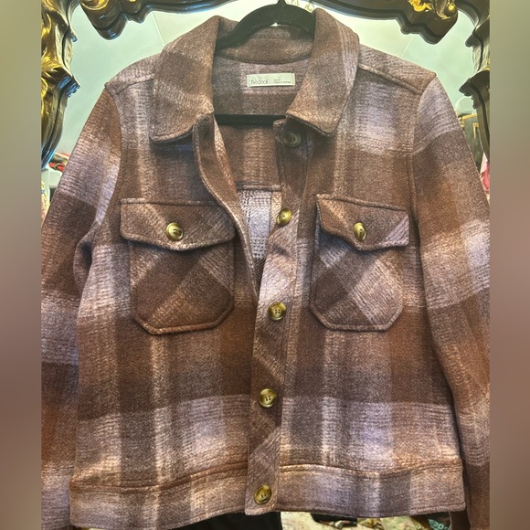 Becool Mauve and Pink Sz Medium Jacket NWOT - Picture 1 of 2